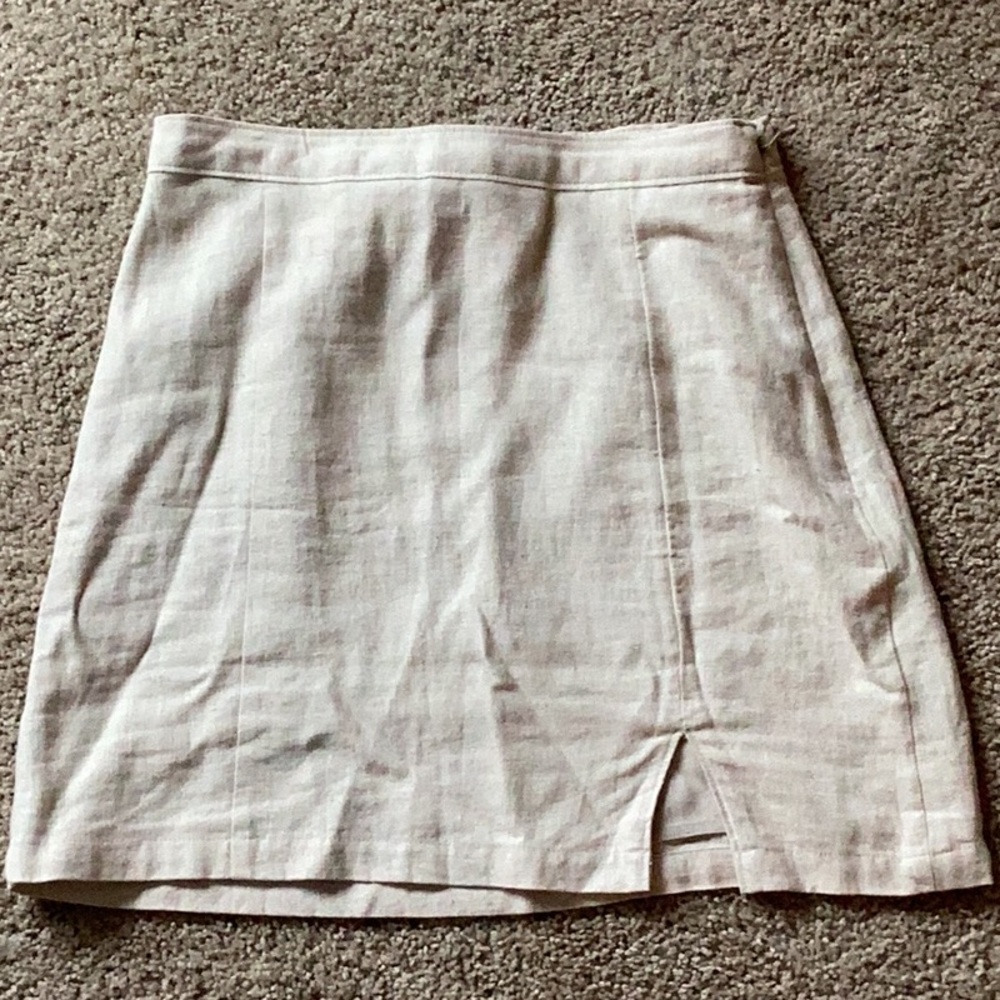 Abercrombie Linen Mini Skirt - S